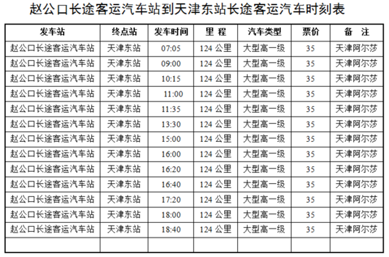 赵公口长途汽车站